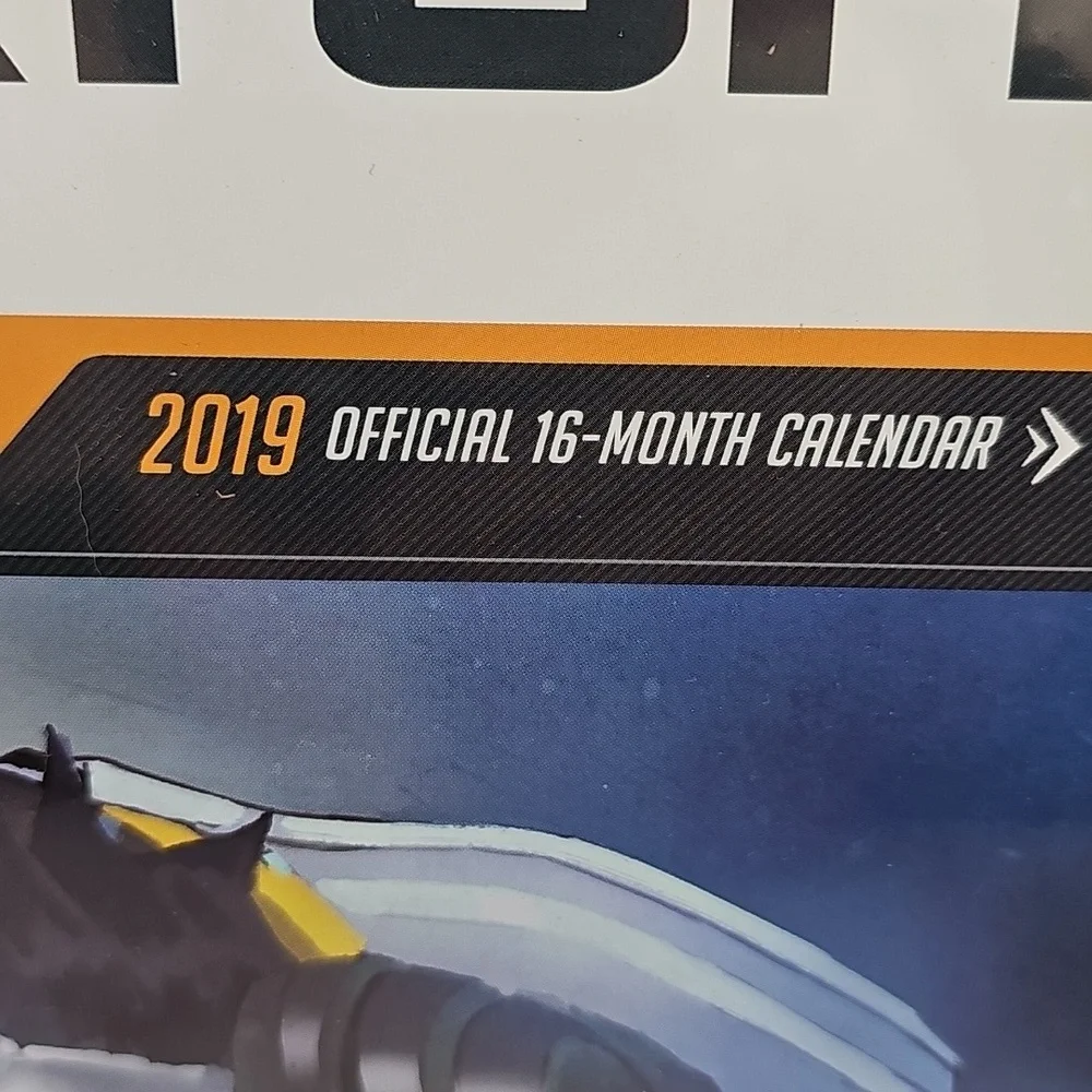 2019 Overwatch Official 16 Month Calendar
